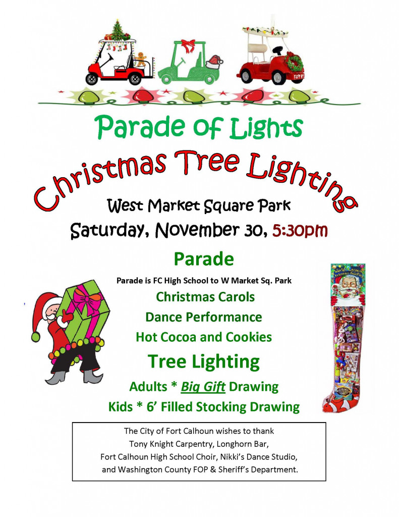 Tree Lighting Parade 2019 flyer draft