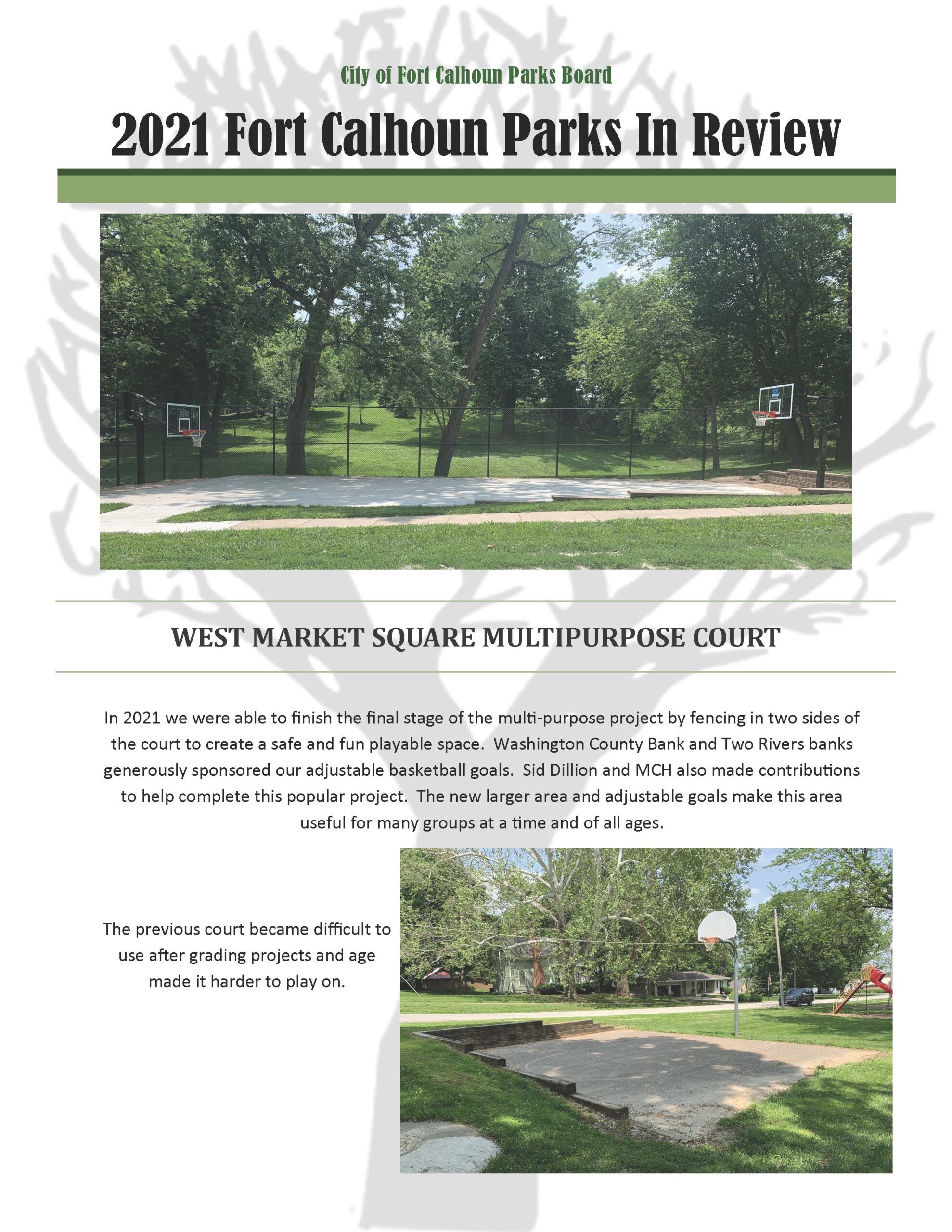 Parks & Recreation City of Fort Calhoun